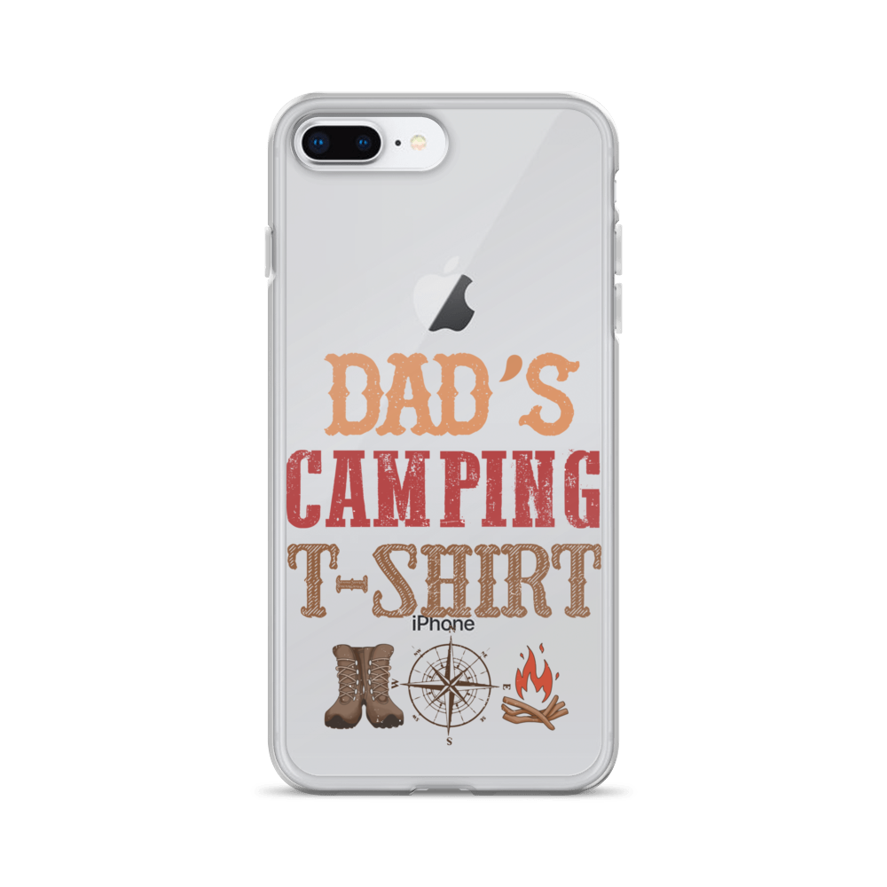 Dad's Camping T-Shirt Clear Case for iPhone®