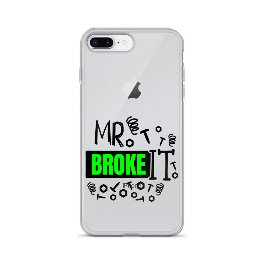 Mr Broke It Clear Case for iPhone®