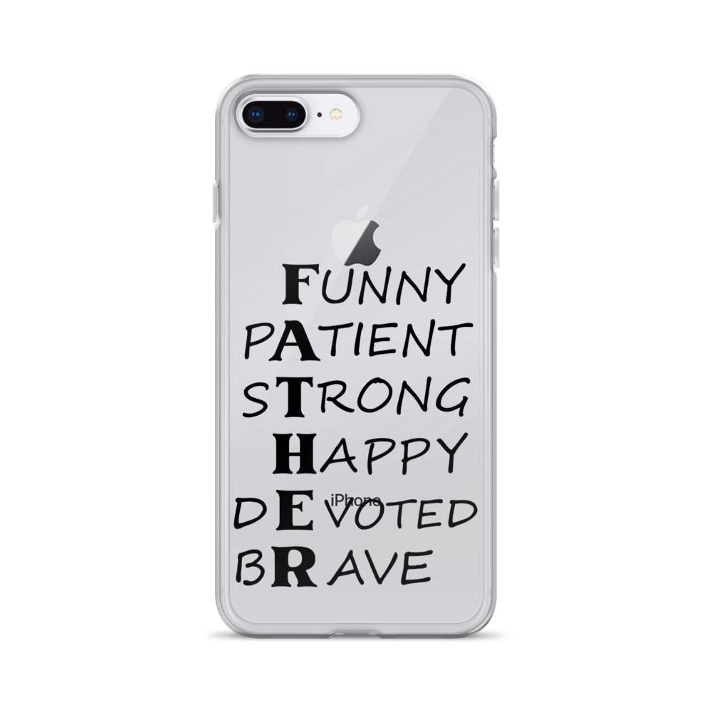 Funny Patient Strong Happy Devoted Brave Clear Case for iPhone®