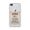 Dad Best Number 1 The Man The Myth The Legend Clear Case for iPhone®