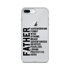 Father Hardworking funny Wise Strong Clear Case for iPhone®