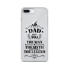 Dad Best Number 1 The Man The Myth The Legend Clear Case for iPhone®