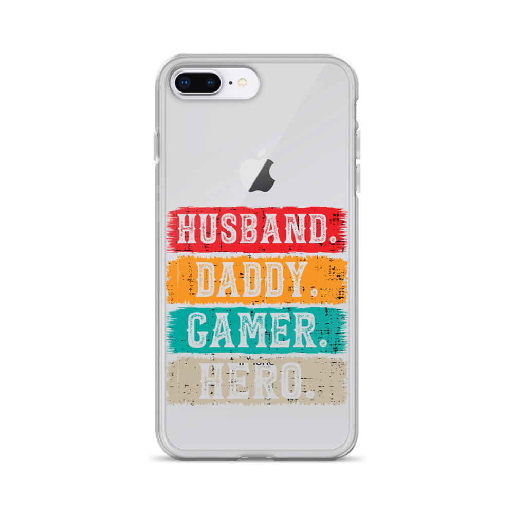 Husband, Daddy, Gamer, Hero Clear Case for iPhone®