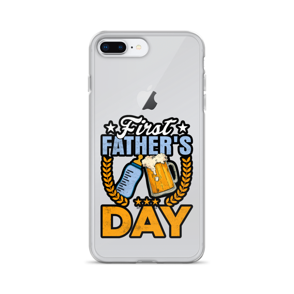 Father's First Day Clear Case for iPhone®