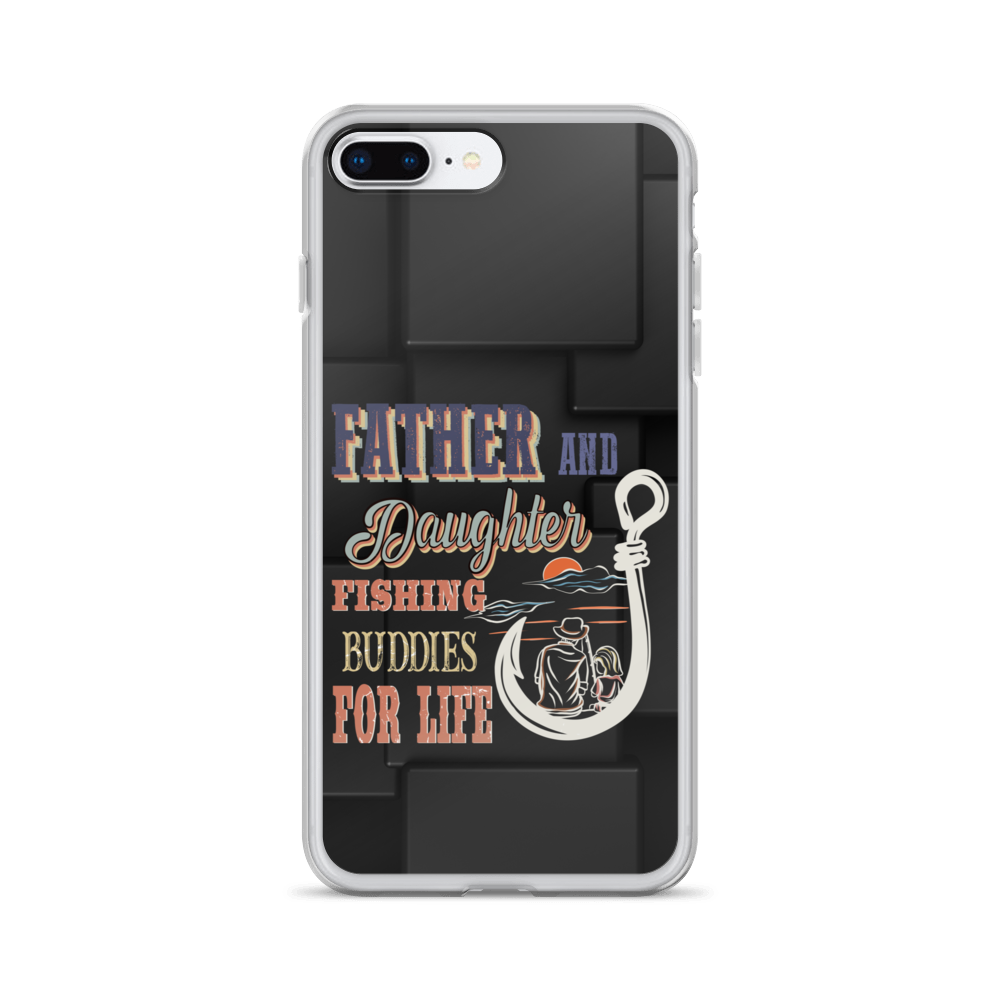 Father And Daughter Fishing Buddies For Life Clear Case for iPhone®