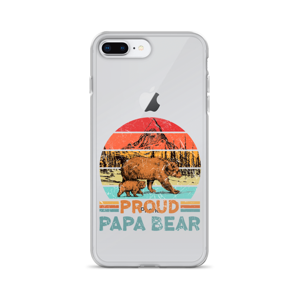 Proud Papa Bear Clear Case for iPhone®