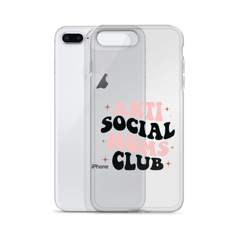 Anti Social Moms Club Clear Case for iPhone®