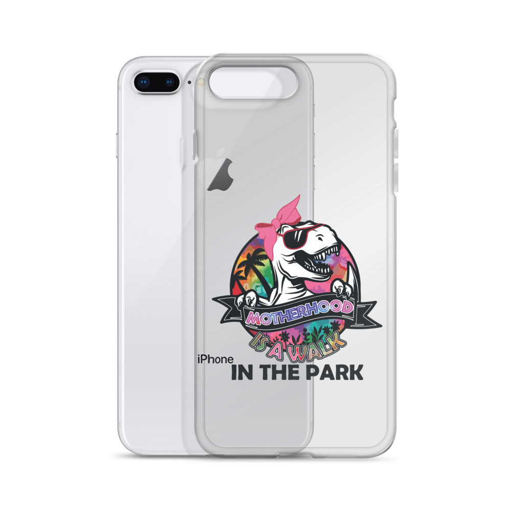 Motherhood Is A Walk In The Park Clear Case for iPhone®