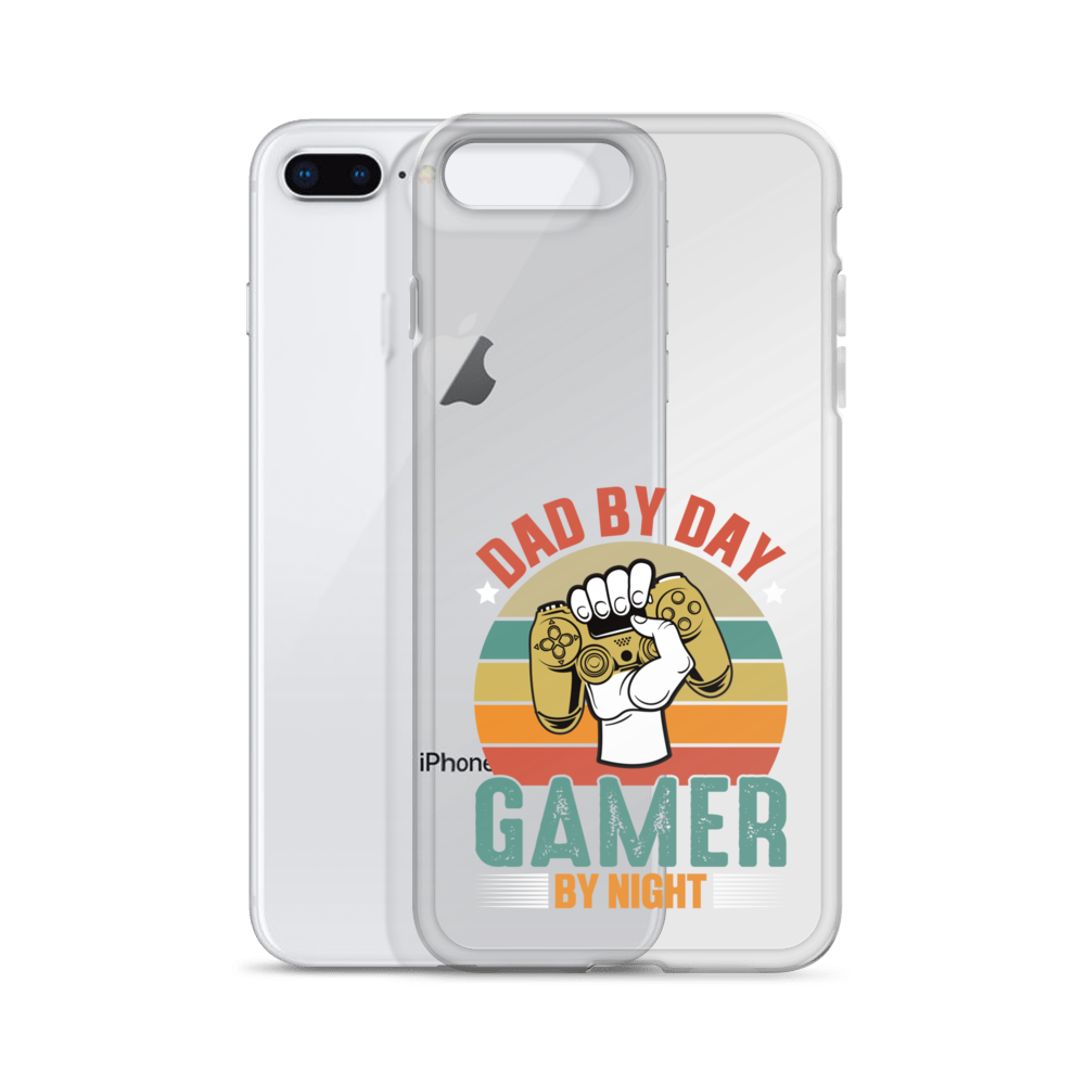 Dad By Day Gamer By Night Clear Case for iPhone®