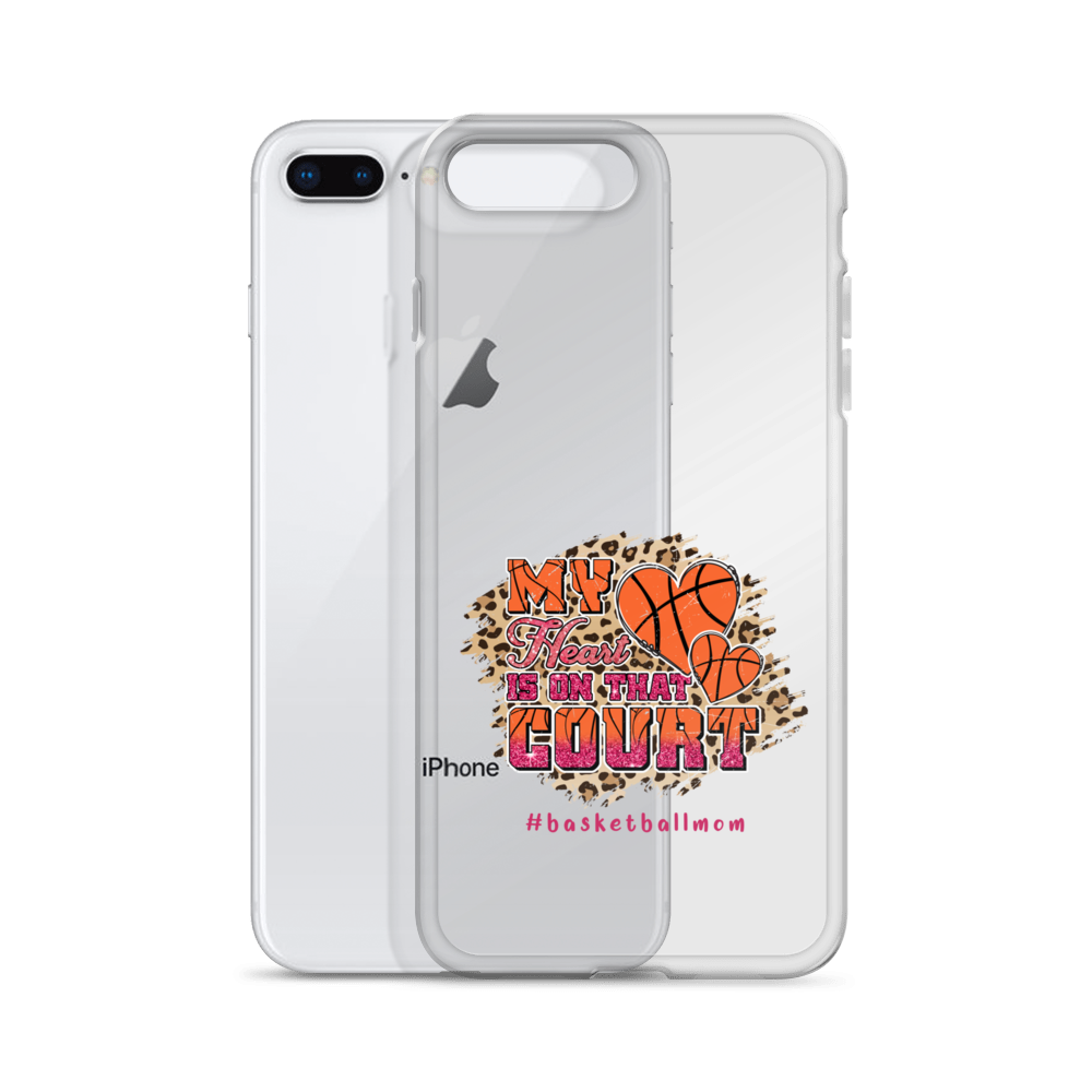 My Heart Is On That Court Clear Case for iPhone®