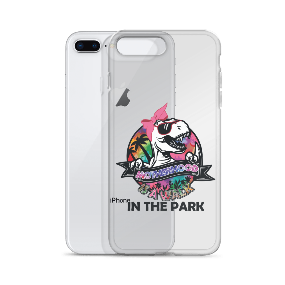 Motherhood Is A Walk In The Park Clear Case for iPhone®