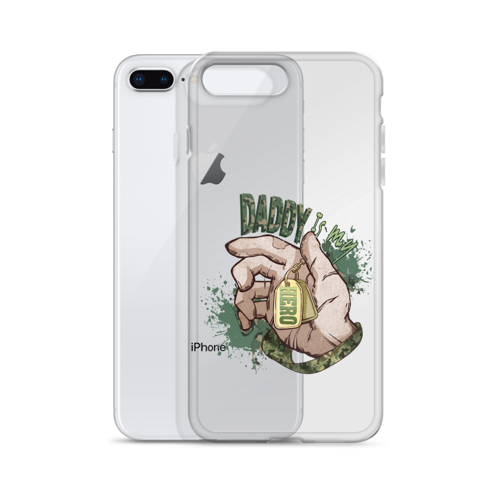 Daddy Is My Hero Clear Case for iPhone®