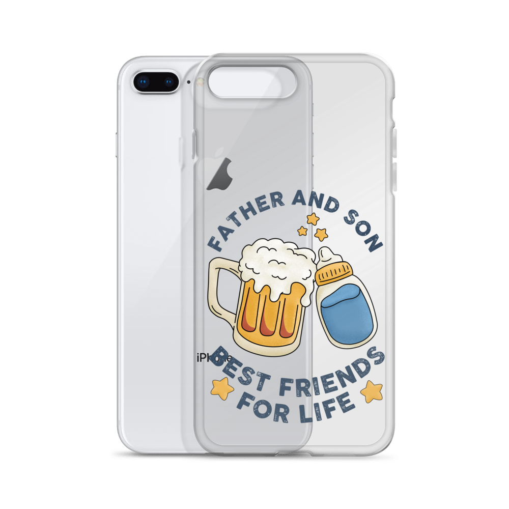 Father And Son Best Friends For Life Clear Case for iPhone®