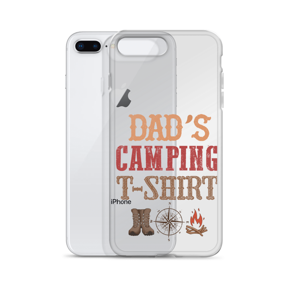 Dad's Camping T-Shirt Clear Case for iPhone®