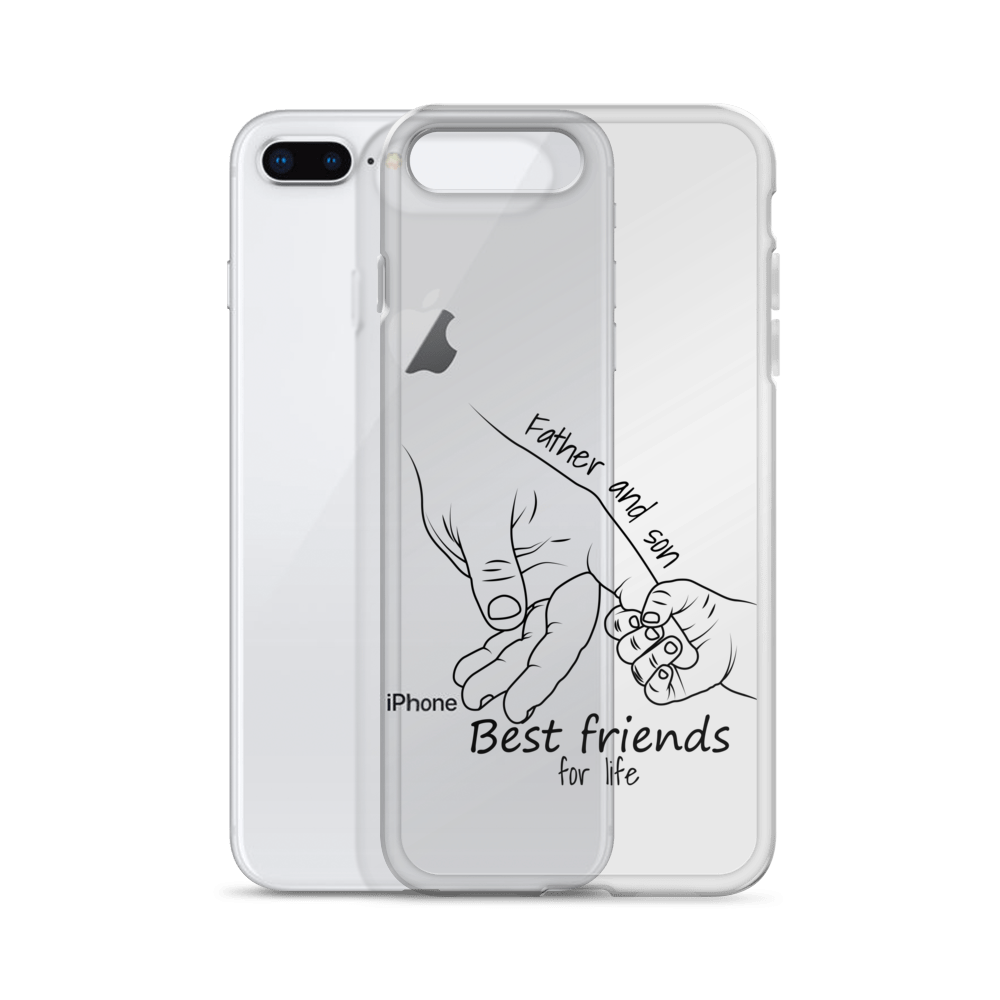 Father And Son Best Friends For Life Clear Case for iPhone®