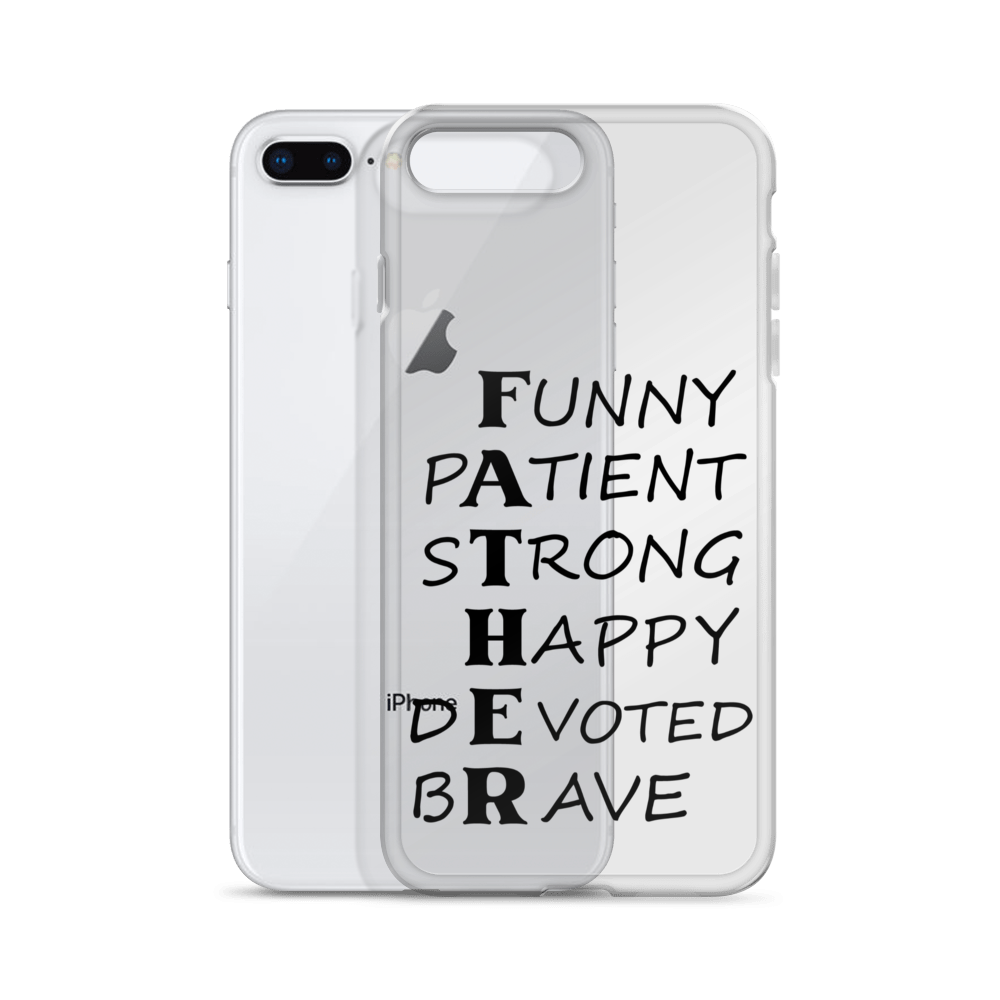 Funny Patient Strong Happy Devoted Brave Clear Case for iPhone®