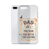 Dad Best Number 1 The Man The Myth The Legend Clear Case for iPhone®