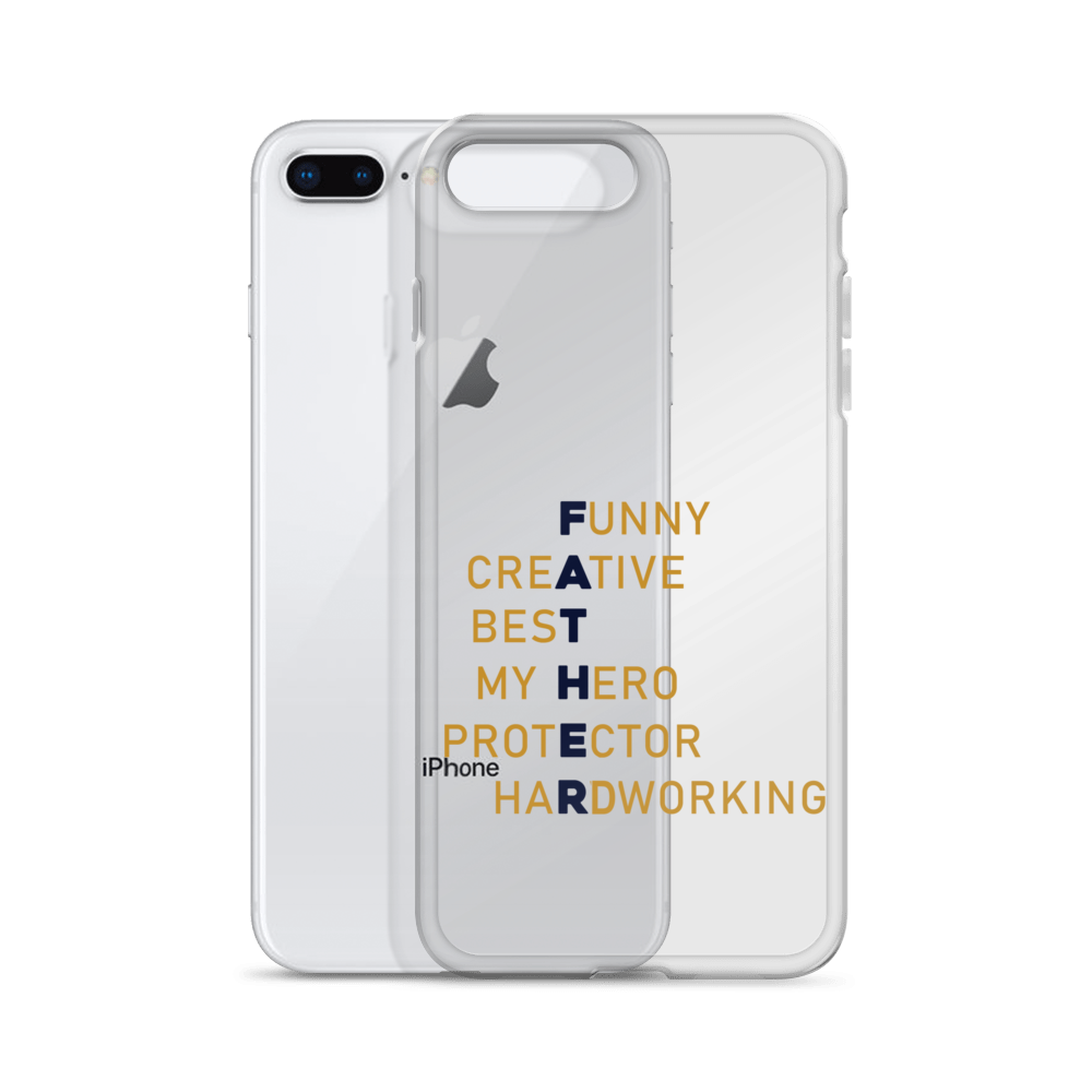 Funny Creative Best My Hero Protector HardWorking Clear Case for iPhone®