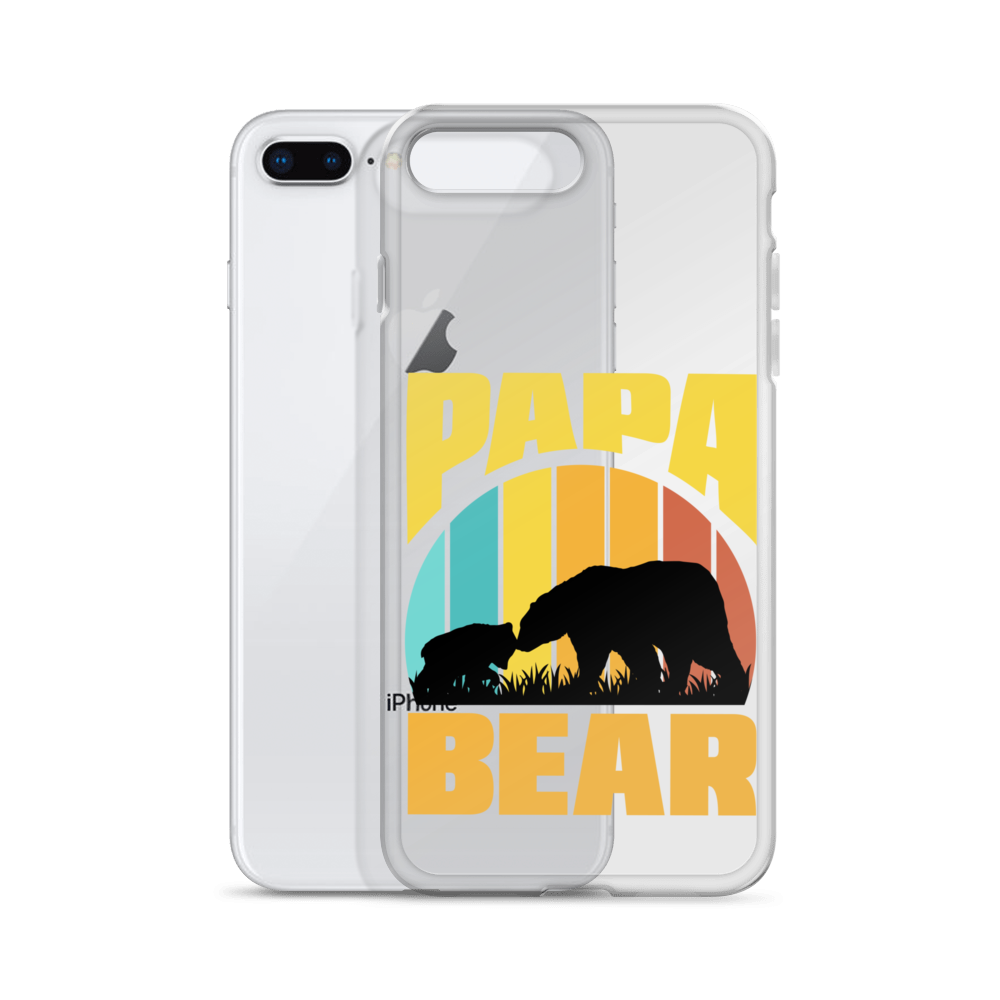 Papa Bear Clear Case for iPhone®