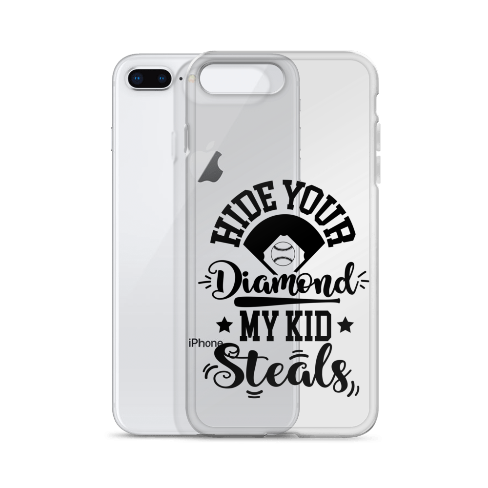 Hide Your Diamond My Kid Steals Clear Case for iPhone®