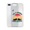 Papa Like A Grandpa Only Cooler Clear Case for iPhone®