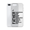 Father Hardworking funny Wise Strong Clear Case for iPhone®