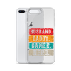 Husband, Daddy, Gamer, Hero Clear Case for iPhone®