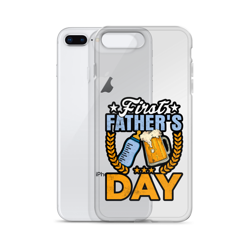 Father's First Day Clear Case for iPhone®