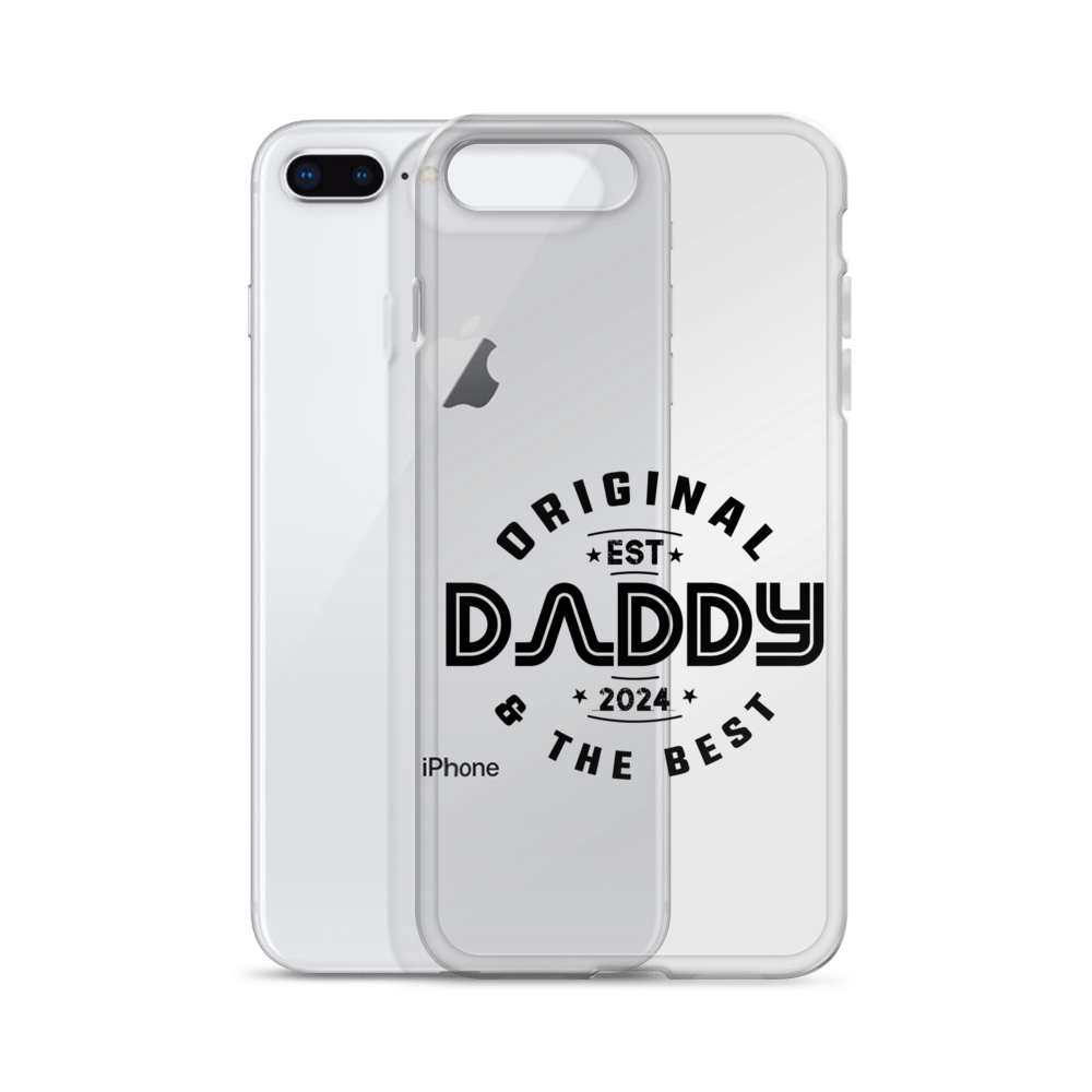 Original And The Best Daddy Establish 2024 Clear Case for iPhone®