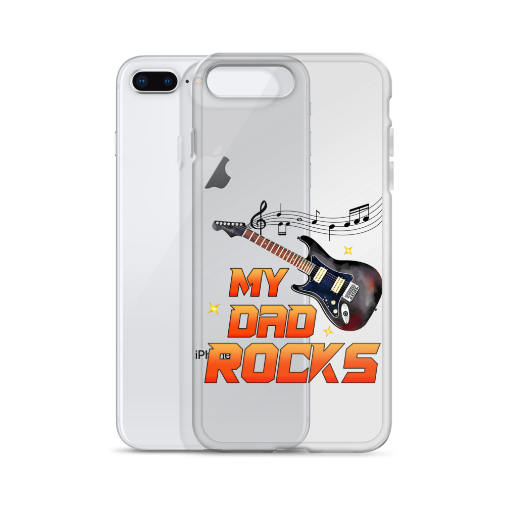 My Dad Rocks Clear Case for iPhone®