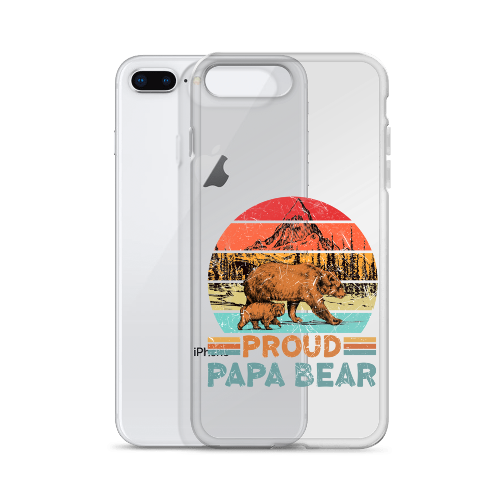 Proud Papa Bear Clear Case for iPhone®