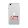 All Mama Wants Is A Silent Night Clear Case for iPhone®