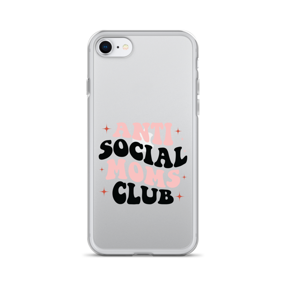 Anti Social Moms Club Clear Case for iPhone®