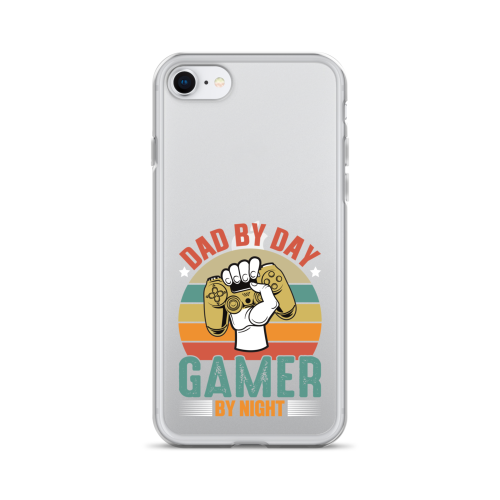 Dad By Day Gamer By Night Clear Case for iPhone®