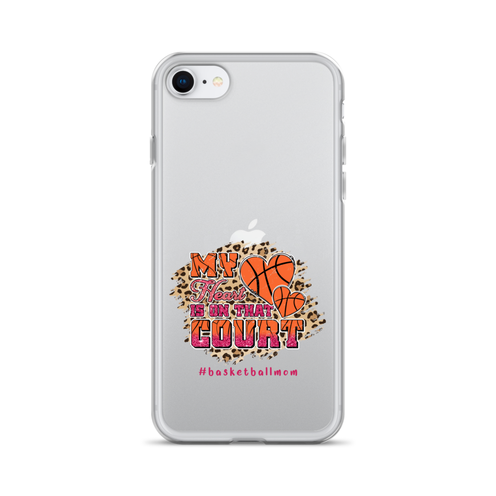 My Heart Is On That Court Clear Case for iPhone®