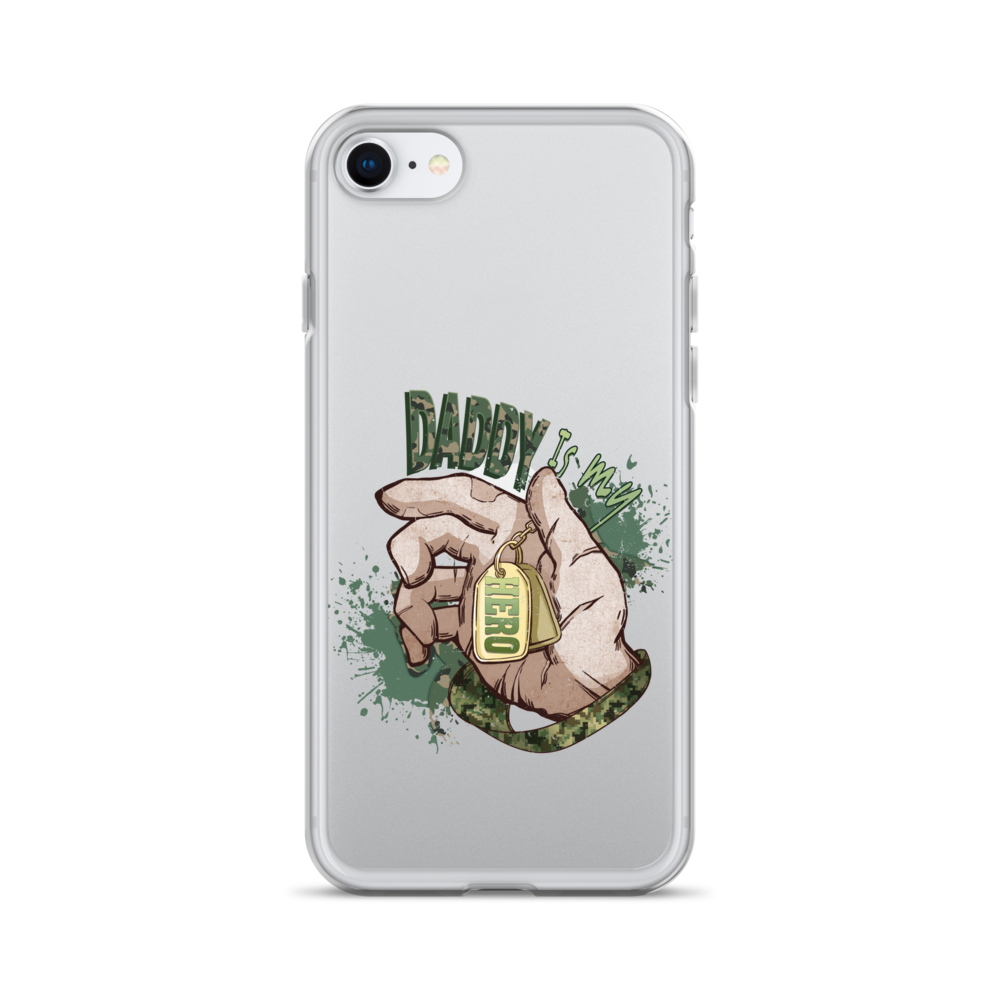 Daddy Is My Hero Clear Case for iPhone®