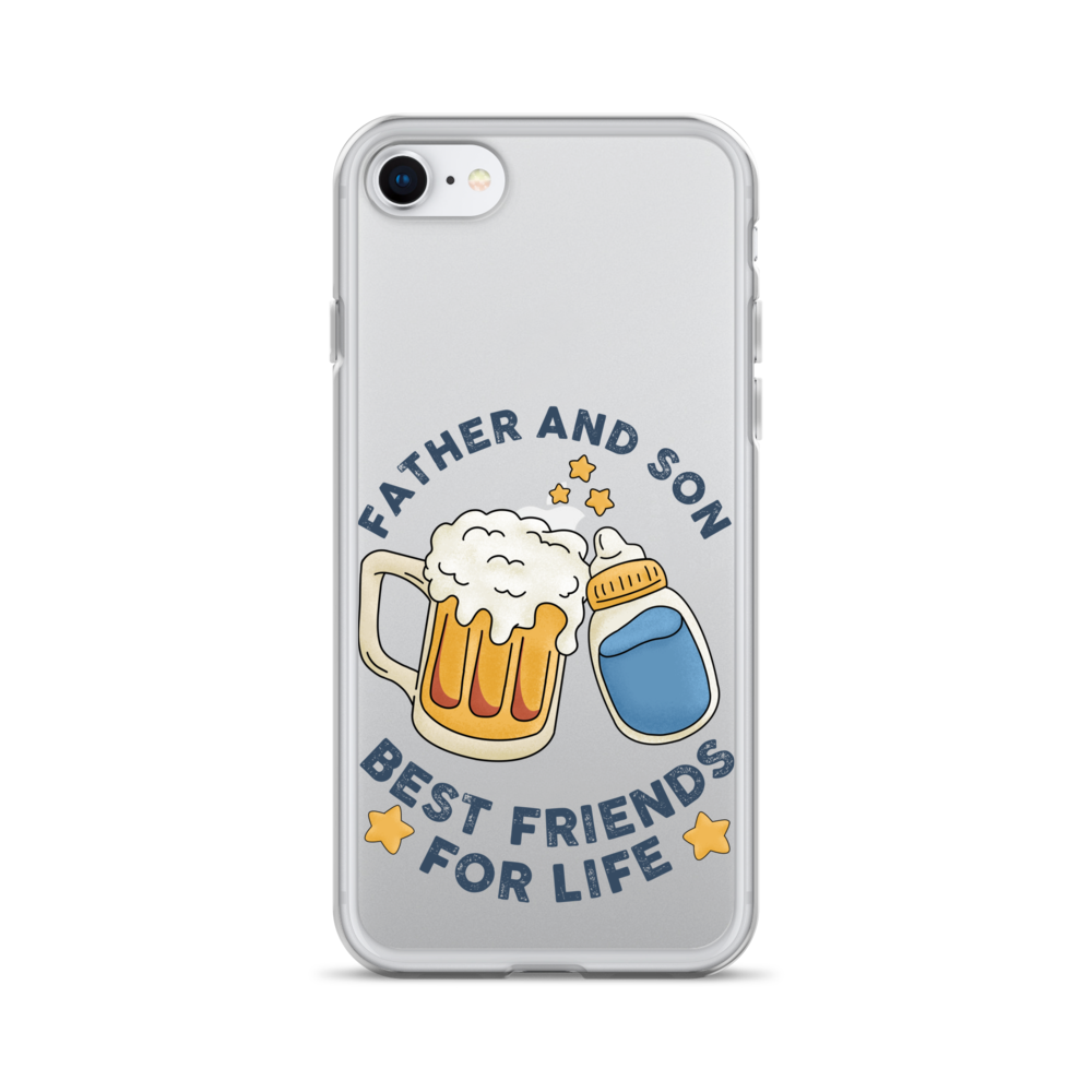 Father And Son Best Friends For Life Clear Case for iPhone®