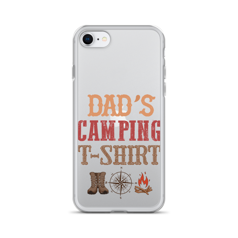 Dad's Camping T-Shirt Clear Case for iPhone®