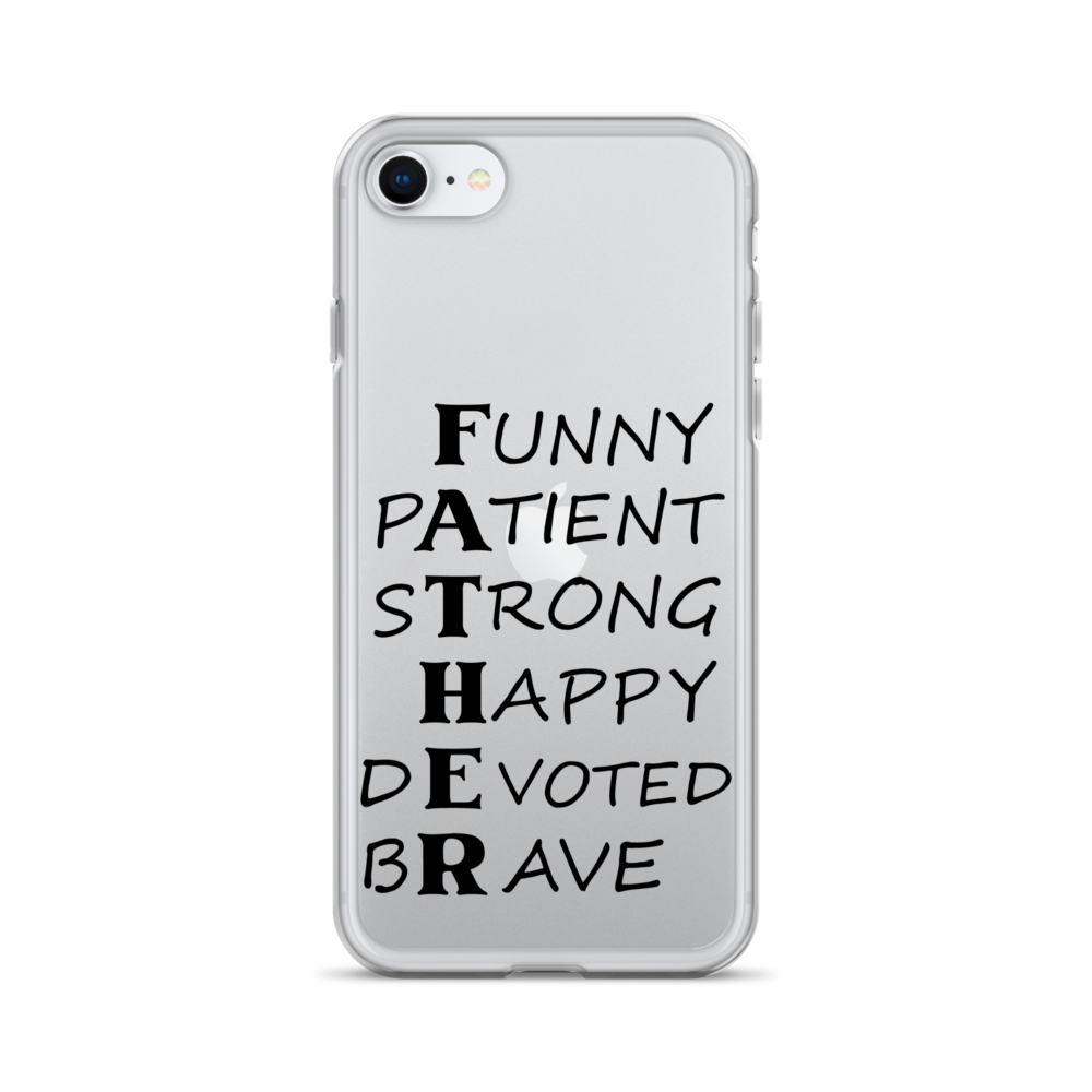 Funny Patient Strong Happy Devoted Brave Clear Case for iPhone®