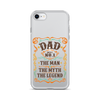 Dad Best Number 1 The Man The Myth The Legend Clear Case for iPhone®