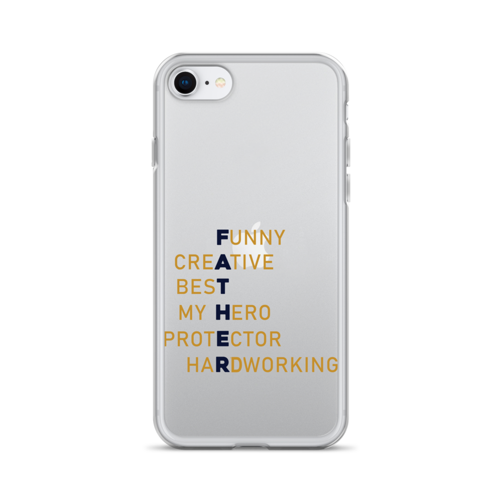 Funny Creative Best My Hero Protector HardWorking Clear Case for iPhone®