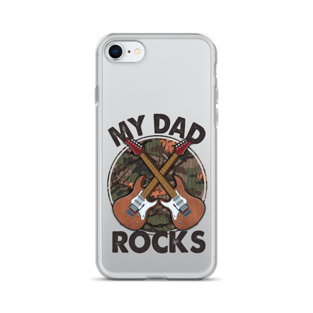 My Dad Rocks Clear Case for iPhone®