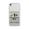 Father And Daughter Tide By Hand Heart To Heart Clear Case for iPhone®