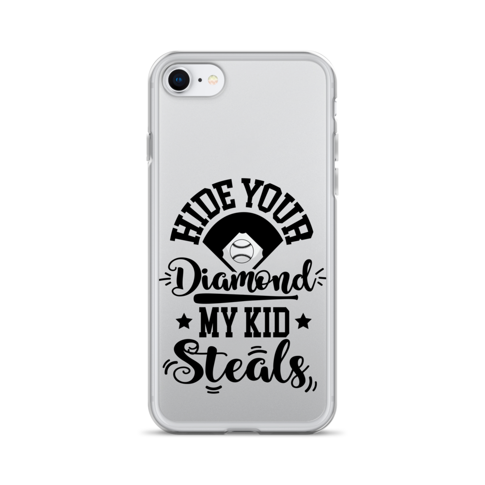 Hide Your Diamond My Kid Steals Clear Case for iPhone®