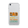 Dad The Man The Myth The Fishing Legend Clear Case for iPhone®