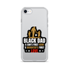 Black Dad A Son's First Hero A Daughter's First Love Clear Case for iPhone®