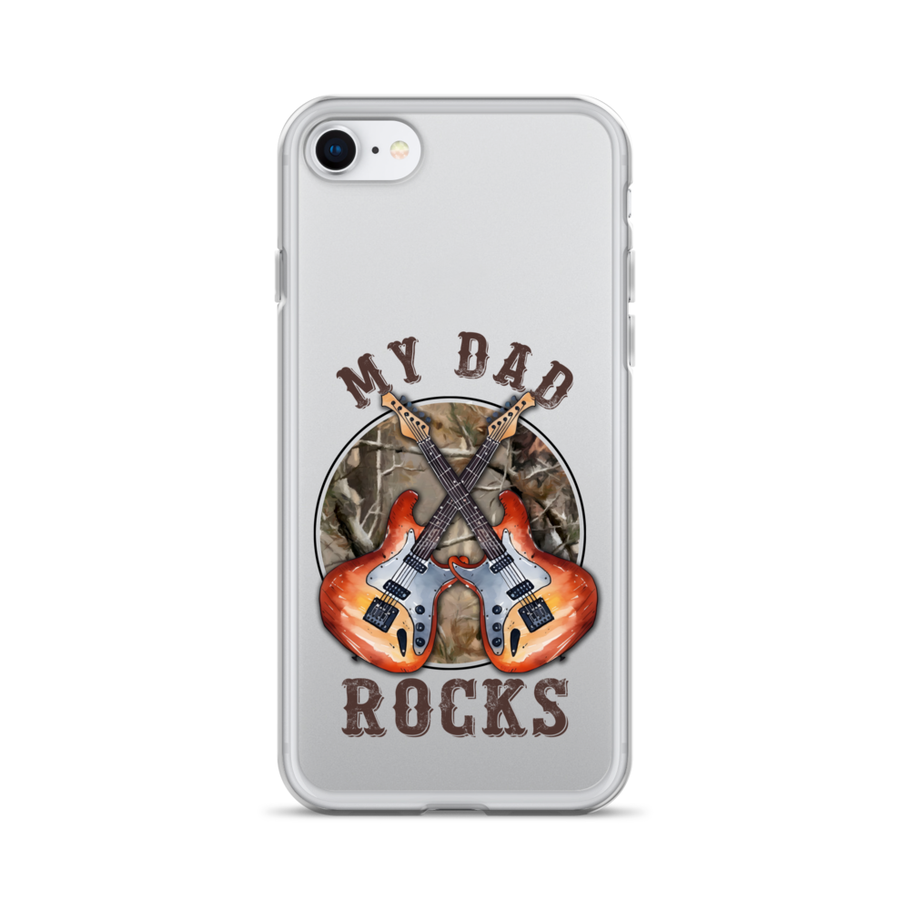 My Dad Rocks Clear Case for iPhone®