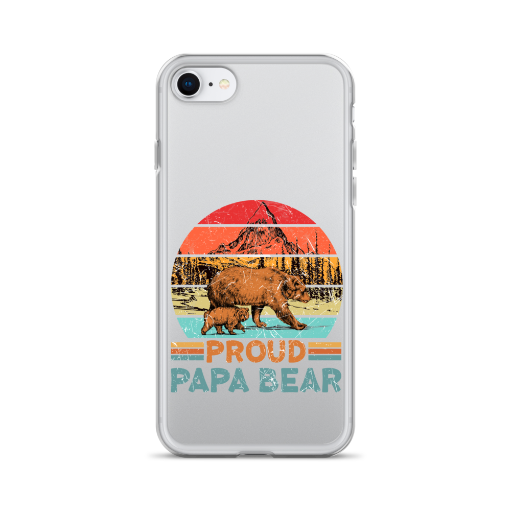 Proud Papa Bear Clear Case for iPhone®