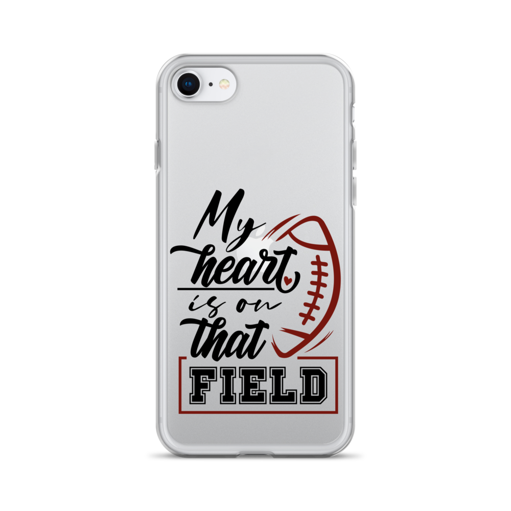 My Heart Is On That Field Clear Case for iPhone®