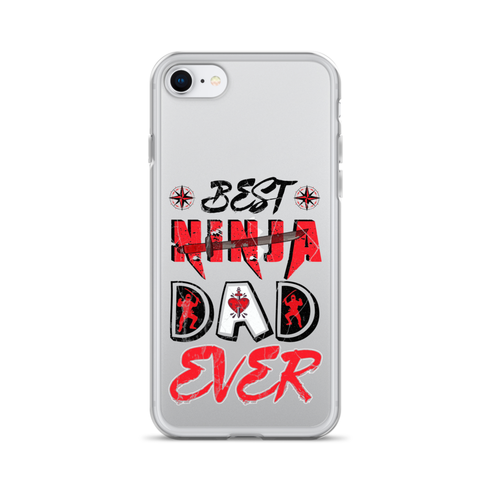 Best Ninja Dad Ever Clear Case for iPhone®